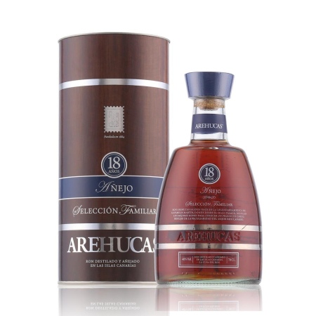 🌾Arehucas 18 Years Seleccion Familiar Rum 40% Vol. 0,7l in Geschenkbox | Spirits Village