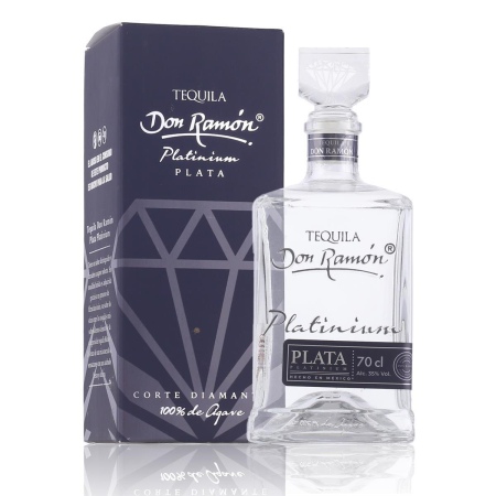 🌾Don Ramon Tequila Platinium Plata 35% Vol. 0,7l in Geschenkbox | Spirits Village