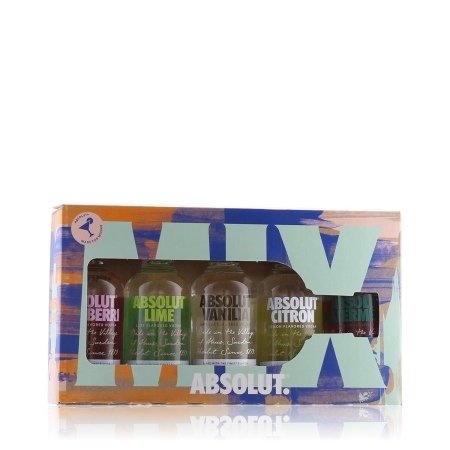 🌾Absolut Mix Tasting Set Miniaturen 40% Vol. 5x0,05l | Spirits Village