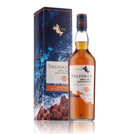 🌾Talisker 10 Years Whisky 45,8% Vol. 0,7l in Geschenkbox | Spirits Village